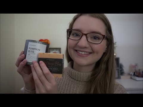 [ASMR] Fall Haul - Candles & Soaps +NEW MIC!