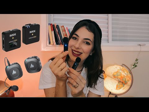 ASMR TESTE: QUAL MICROFONE TE ARREPIA MAIS?  • Sweet Carol