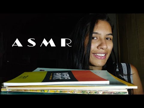 ASMR " FOLHEANDO REVISTAS E LIVROS