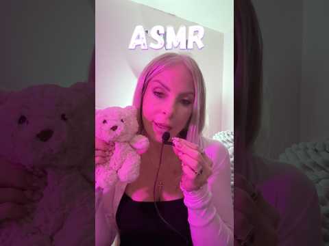 ASMR Clicky Whisper & Personal Attention To This Jellycat Bear #relaxing #asmrvideo #sleepaid