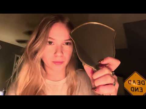 ASMR brushing your hair but you can MOVE!! // random triggers and tapping 🪐🌟🩷