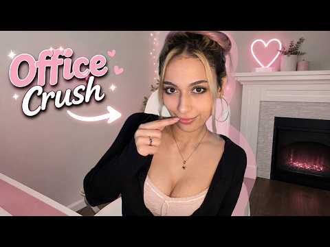 POV The Mean Girl At Work Secretly Likes You 😳 (ASMR Roleplay)