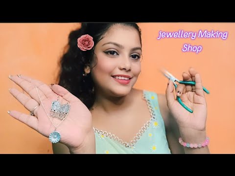 ASMR Jewellery Making Shop Roleplay | Real Jewellery And Earrings Making |