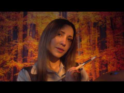 Painting On You With the Colors of Autumn 🍂👩🏼‍🎨 (ASMR Layered Soundscapes, Personal Attention)