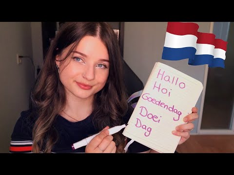 ASMR | Learn Some Dutch Basics with Me! (Soft Spoken)