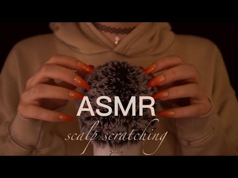 ASMR | pure Scalp Scratching - no talking, mixed pace, fluffy blue yeti