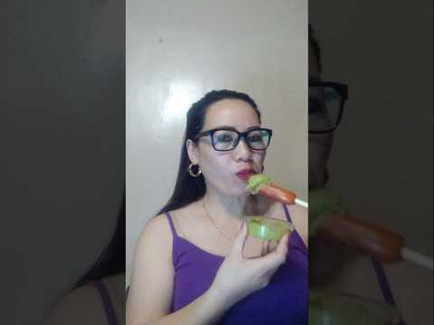 HOTDOG WITH GUACAMOLE #shortsfeed #mukbang #food #viral #everyone #eating #foodie #asmr #hotdog