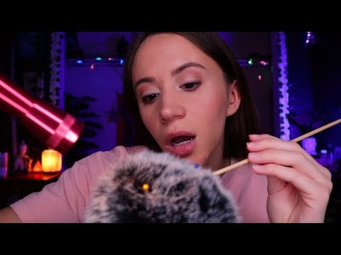 ASMR / Tingly Bug Searching 🐛 (plucking, mic brushing, close whispering)
