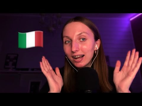ASMR Practice Italian With Me🇮🇹 