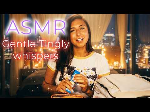 ASMR What's In My Carry-On Bag ? Whispered Travel Essentials (Tingly & Relaxing Sounds)