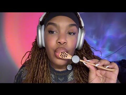 ASMR | Honey Spoon Mouth Sounds 🍯 | brieasmr