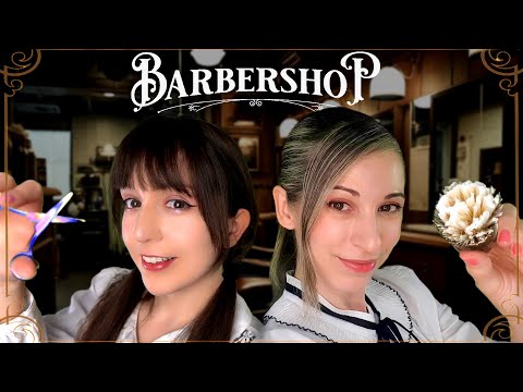 ASMR Barbería con Servicio Doble | Estilo Vintage |  Colaboración @ASMRconNoa ​