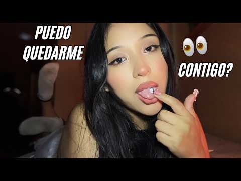 MI HERMANASTRA TIENE MIEDO Y ME PIDE QUEDARSE EN MI CUARTO… 😳 | ASMR ROLEPLAY