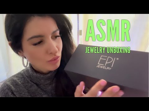 💎💍ASMR Unboxing / Haul / Show and Tell - EPI Jewelry (Up Close Whisper, Tapping, & More)💍💎