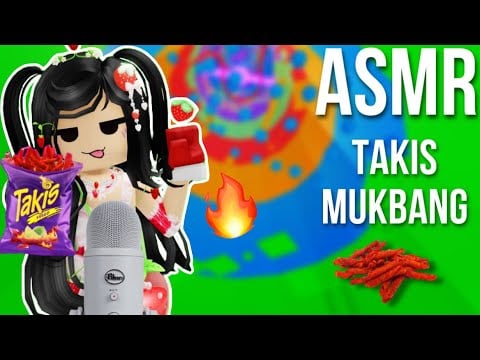 Roblox ASMR ~ playing tower of hell + eating takis 💗🔥 (SUPER CRUNCHY & TINGLY )