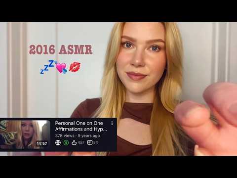 Recreating My ASMR Video From 2016 🌙 Positive Affirmations/Hypnosis for Sleep