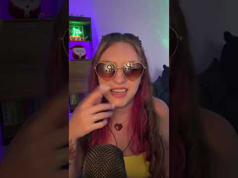 Esse óculos é tão fofo 🥰#asmr #asmrbrasil