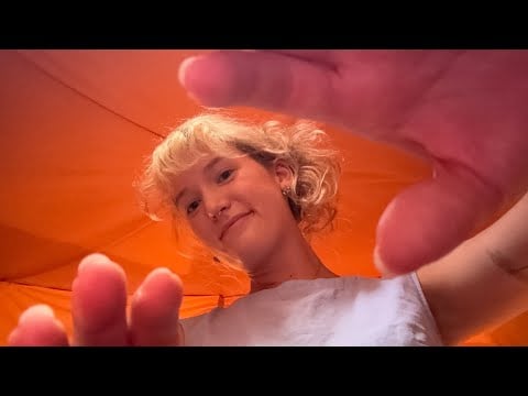 nostalgic ASMR lofi hand, clothing, mouth sounds, personal attention sleep reiki affirmation massage