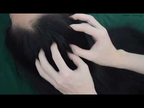 ASMR Real Person Scalp Massage, Scalp Care, Scalp Treatment For Headache Relief ( No Talking )