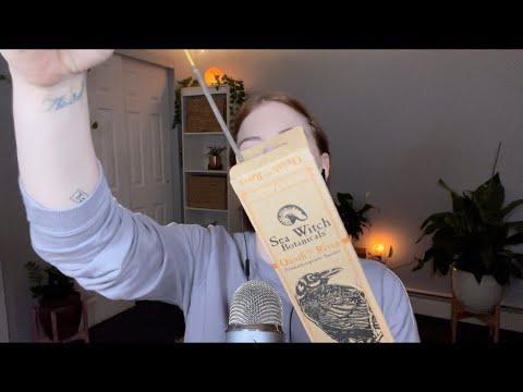Asmr lighting incense, fire, smoke #shorts