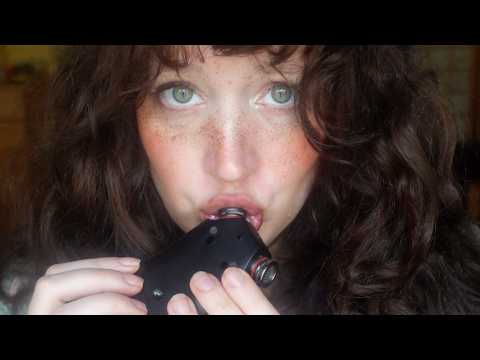 ear eating with my tascam mic ASMR, no talking (intense mouth sounds, mic biting)