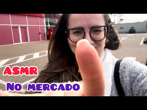 ASMR VLOG NO MERCADO  #asmr #asmrvlog 