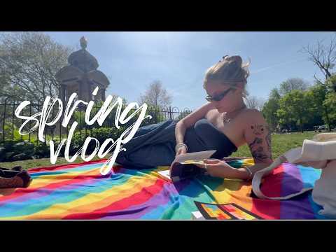 vlog | spring in amsterdam (thesis writing, dating, & a trip to Hamburg!)