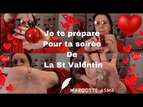 Asmr français,  je te prépare Pour ta soirée de la   ❤️ " St Valentin " ❤️