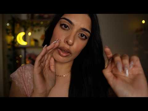 ASMR Slow mouth sounds (hand movements, kisses, tk tk, tongue clicking)