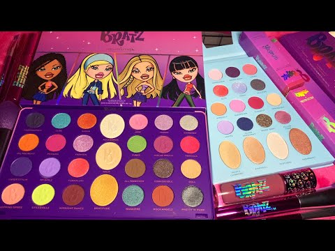 ASMR Bratz Makeup Haul (Whispered, Swatching)