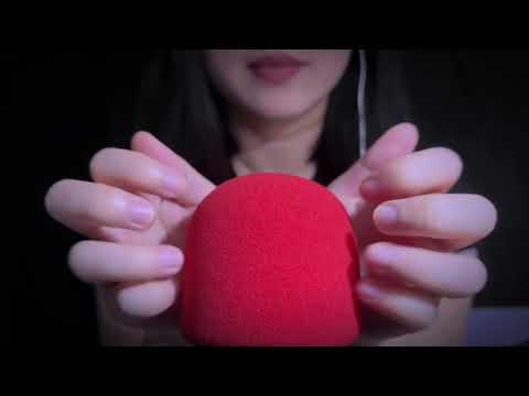 Asmr Brain Melting Fast & aggressive Mic scratching , Mic triggers , no talking