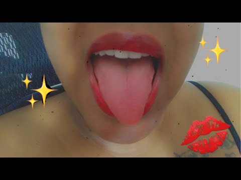 ASMR Lens Licking 👅💦📷 | (Red Lip Gloss) 💋