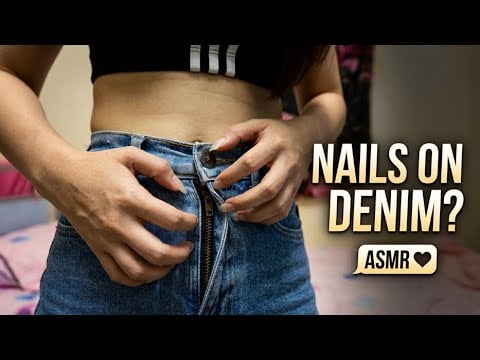 Can Nails on Denim Give You ASMR? Let's Find Out 💖