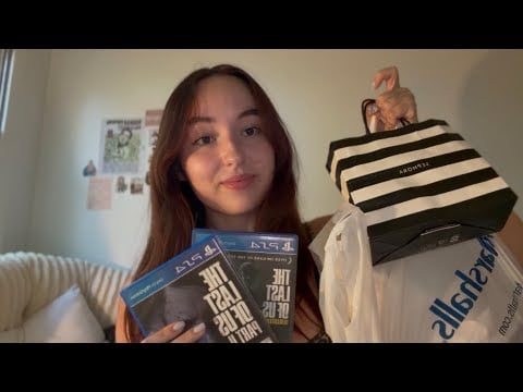 asmr shopping haul 🩰 tapping, whisper ramble