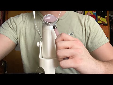 ASMR| Rose Quartz Rolled On Mic