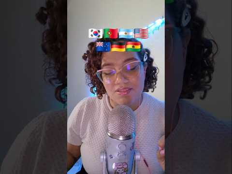 nomes de países em PORTUGUÊS 💚 #asmr #portugal #estadosunidos #coreia