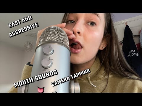 ASMR| pure mouth sounds and camera/screen tapping👄✨