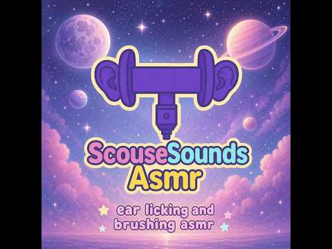 Ear licking and brushing asmr for sleep and relaxation!!!