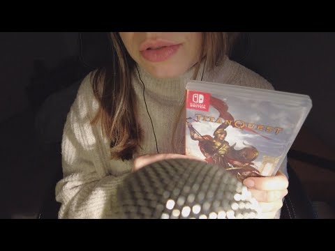 ASMR vendeuse de jeux vidéo