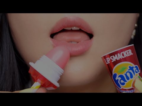 ASMR Satisfying Lip Smackers Application, Mouth Sounds (so unique!)