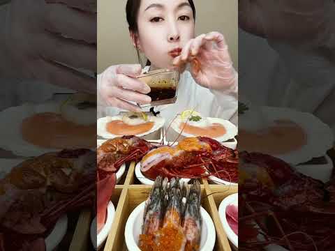 🦐🍣 Epic seafood boil mukbang with spicy crunch #EpicSeafood #해산물먹방