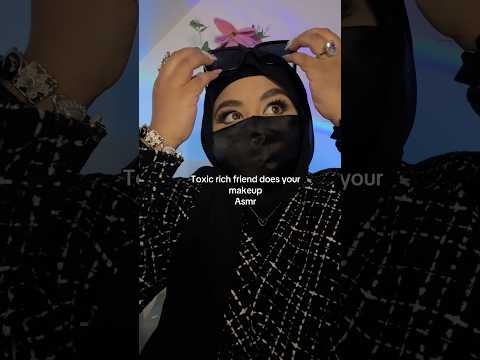 Long video is up 🖤✨ #asmrshorts #asmrmakeup