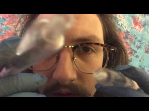 ASMR Extensive Tingle Exam & Analysis For Tingle Immunity with Dr. Prof. Gabe U. Tingles