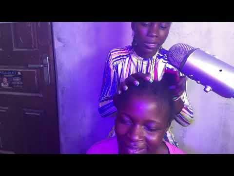 Asmr satisfying scalp Scratching, head massage with gum chewing