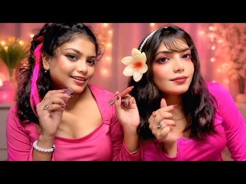 ASMR | Doing My Sister Korean Glass Skin Makeup | 😍🫰🏻