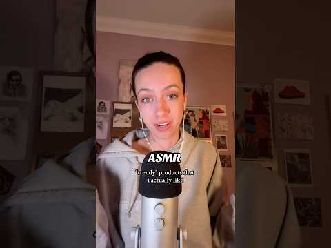 ASMR on trendy products i ACTUALLY like! #asmr