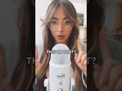 #ASMR This or that?😴#asmrespañol #asmrsounds #asmrmicscratching #asmrtriggers #asmrtapping #relax