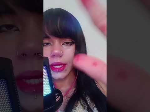 ASMR TE AJUDANDO COM SEU FERIMENTO MAS SOU UM VAMPIRO #asmr #fyyoutube #fyypppppp
