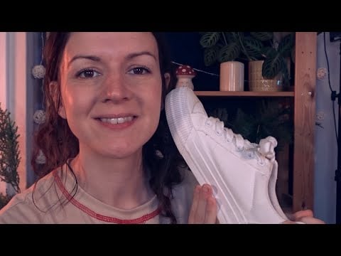 ASMR Shoe Tapping, Scratching, Stroking - Minimal Talking