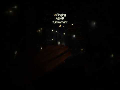22 dicembre 🗓️🎄ASMR #calendariodellavvento #asmr #asmrvideo #shorts #singing #christmas #snowman